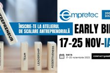 În noiembrie, Iași-ul va găzdui programul EMPRETEC PRO, derulat de Asociația pentru Antreprenoriat din România