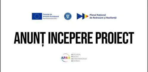 Anunț începere proiect „APAR:SMART digital”